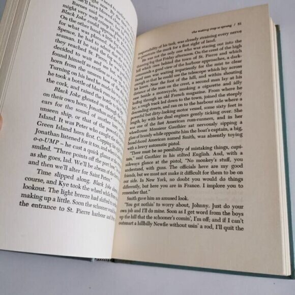 1962 The Black Joke by Farley Mowat, 1st Ed Canadian Author Newfoundland Pirate - Picture 9 of 9